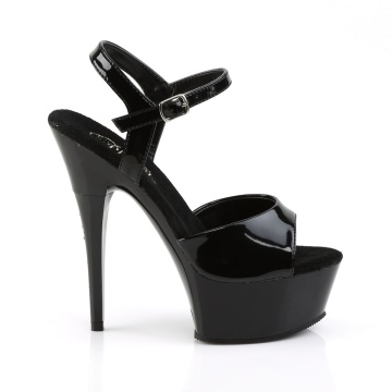 Pleaser CAPTIVA-609 Blk Pat/Blk - Img 5