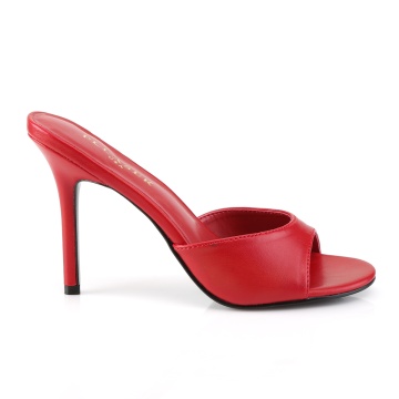 Pleaser CLASSIQUE-01 Red Kid Pu