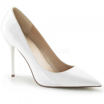 Pleaser CLASSIQUE-20 Wht Pat
