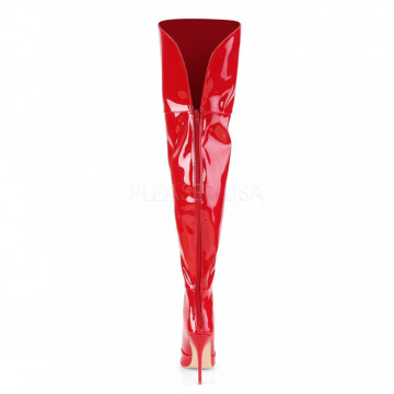 Pleaser COURTLY-3012 Red Patent
