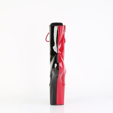 Pleaser CRAZE-1040TT Red-Blk Pat/Red-Blk