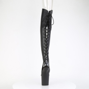 Pleaser CRAZE-3019 Blk Faux Leather/Blk Matte