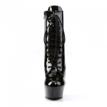 Pleaser DELIGHT-1020 Blk Pat/Blk