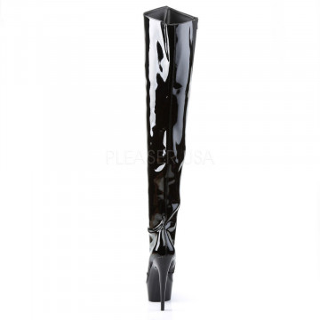Pleaser DELIGHT-3010 Blk Pat/Blk