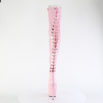 Pleaser DELIGHT-3063 B. Pink Str Pat/B. Pink