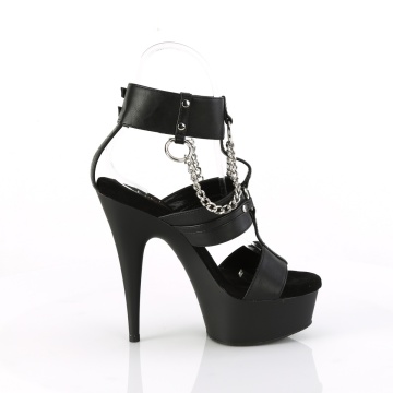 Pleaser DELIGHT-661 Blk Faux Leather/Blk Matte - Img 5