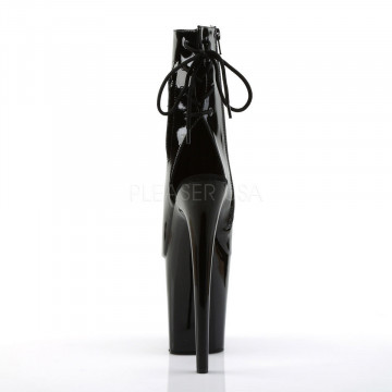 Pleaser FLAMINGO-1018 Blk Pat/Blk
