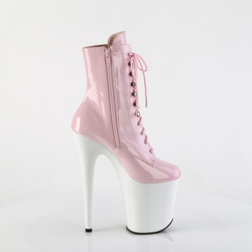 Pleaser FLAMINGO-1020 B. Pink Pat/Wht
