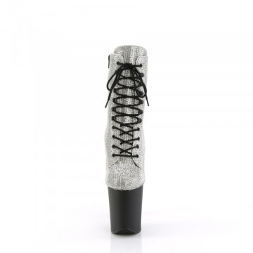 Pleaser FLAMINGO-1020RS Slv RS/Black Matte