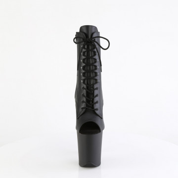 Pleaser FLAMINGO-1021 Blk Faux Leather/Blk Matte