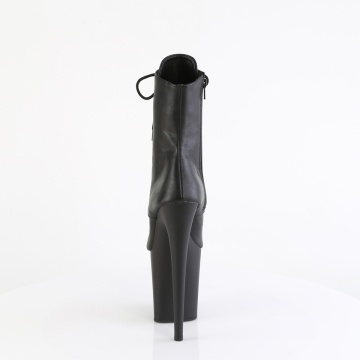 Pleaser FLAMINGO-1021 Blk Faux Leather/Blk Matte