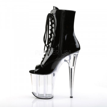 Pleaser FLAMINGO-1021 Blk Pat/Clr