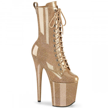 Pleaser FLAMINGO-1040GP Gold Glitter Pat/M
