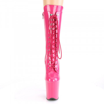 Pleaser FLAMINGO-1050 H. Pink Pat/H. Pink