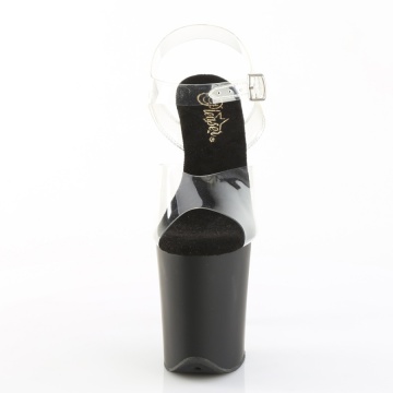 Pleaser FLAMINGO-808 Clr/Blk Matte