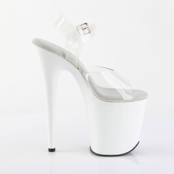 Pleaser FLAMINGO-808 Clr/Wht