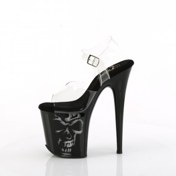 Pleaser FLAMINGO-808NLSK Clr/Blk-Multi