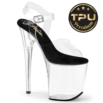 Pleaser FLAMINGO-808PREM Clr TPU-Blk/Clr