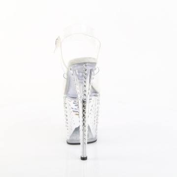 Pleaser FLAMINGO-808TDRS Clr/Clr-Slv RS