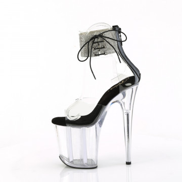Pleaser FLAMINGO-824RS Clr-Blk/Clr