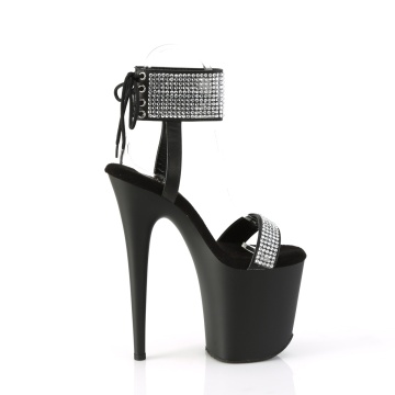 Pleaser FLAMINGO-870 Blk Faux Leather-RS/Blk Matte - Img 5