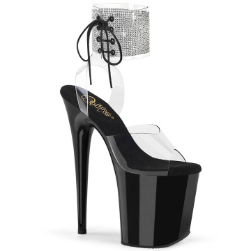 Pleaser FLAMINGO-891-2RS Clr/Blk