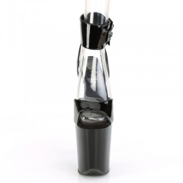 Pleaser FLAMINGO-891 Blk Pat/Blk