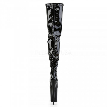 Pleaser INFINITY-4000 Blk Str Pat/Blk
