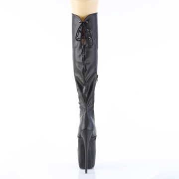 Pleaser JUBILANT-3012 Blk Str. Faux Leather