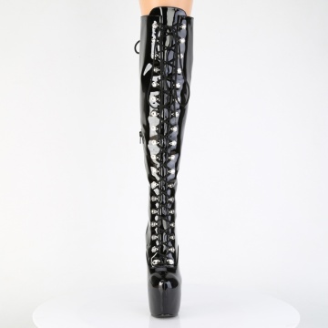 Pleaser JUBILANT-3012 Blk Str. Pat