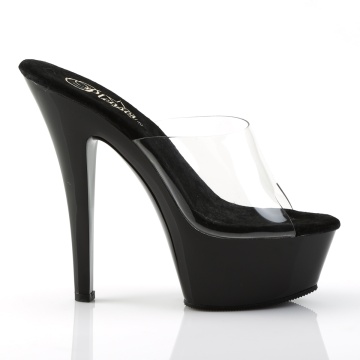 Pleaser KISS-201 Clr/Blk