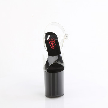 Pleaser NAUGHTY-808 Clr/Blk