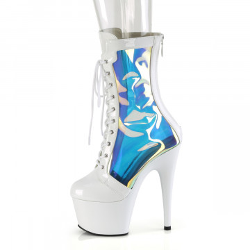 stivaletto allacciato sul davanti con plateau