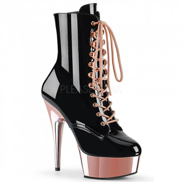 Pleaser Platform Shoes DEL1020/B/ROGLDCH