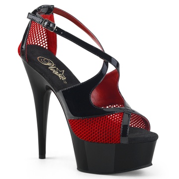 Pleaser Platform Shoes DEL652-1/B-R/B
