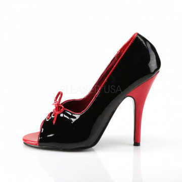 Pleaser SEDUCE-216 Blk-Red Pat