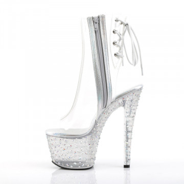 Pleaser STARDANCE-1018C-7 Clr/Clr-Slv Multi RS