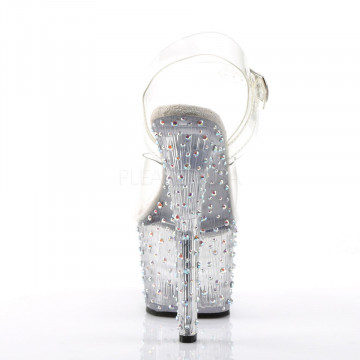 Pleaser STARDANCE-708 Clr/Clr-Slv Multi RS