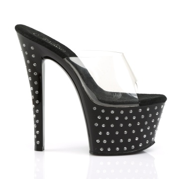 Pleaser STARDUST-701 Clr/Blk