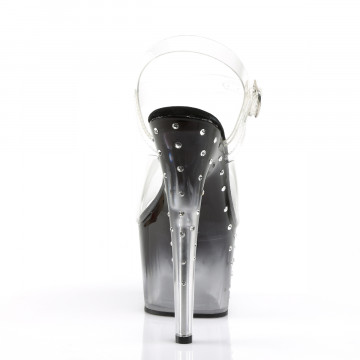 Pleaser STARDUST-708T Clr/Blk-Clr