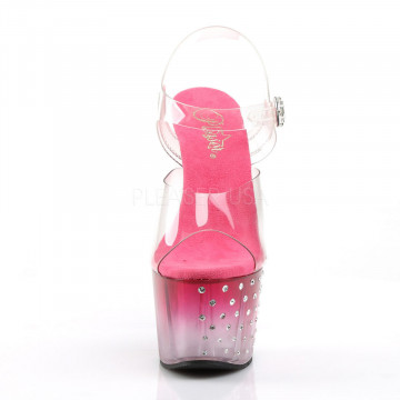 Pleaser STARDUST-708T Clr/Pink-Clr