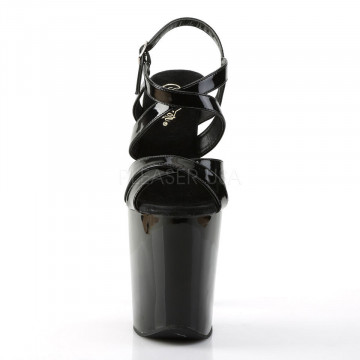 Pleaser XTREME-872 Blk Pat/Blk