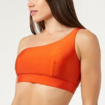 Polerina Devi, Top licra Arancio perlato subito