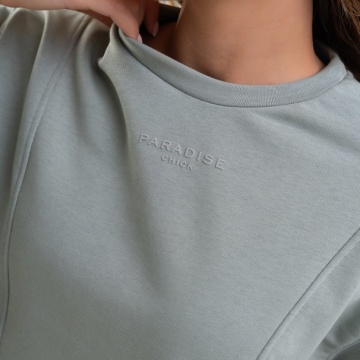 SUPREME JERSEY LOGO SWEATER PISTACHIO Paradise Chick