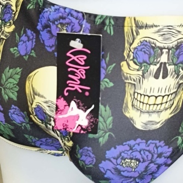 Completo TOP + SHORT Wink Skull stampato S