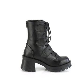 Demonia Cult BRATTY-118 Blk Vegan Leather