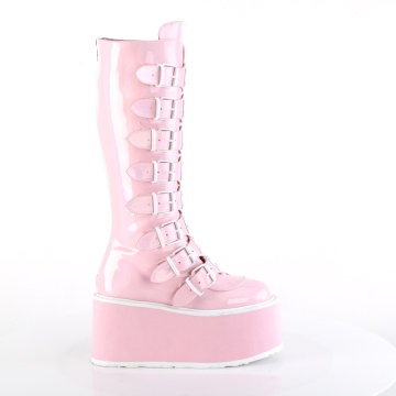 Demonia Cult DAMNED-318 B. Pink Holo Pat