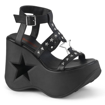 Demonia Cult DYNAMITE-12 Blk Vegan Leather 38eu 8us