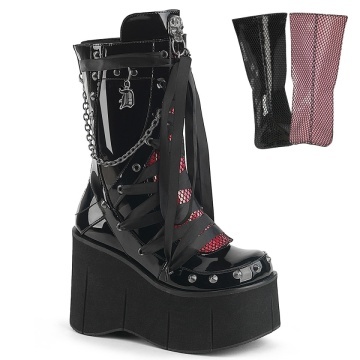 Demonia Cult KERA-121 Blk Pat