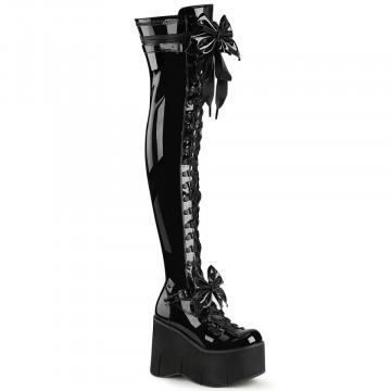 Demonia Cult KERA-303 Blk Stretch Patent